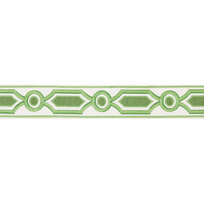 BRUNSCHWIG & FILS T8019105.3.0 GANDEN TAPE GREEN TRIM - Eade's Wallpaper