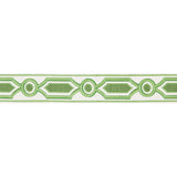BRUNSCHWIG & FILS T8019105.3.0 GANDEN TAPE GREEN TRIM - Eade's Wallpaper