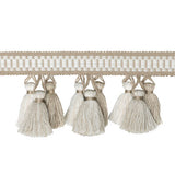 BRUNSCHWIG & FILS T8020100.16.0 ANDRE TASSEL FRINGE BEIGE TRIM - Eade's Wallpaper