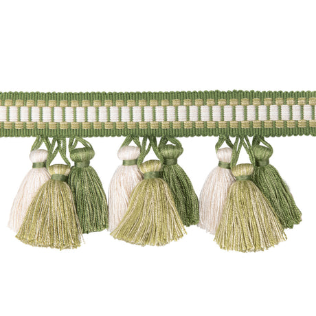 BRUNSCHWIG & FILS T8020100.31.0 ANDRE TASSEL FRINGE CITRON TRIM - Eade's Wallpaper