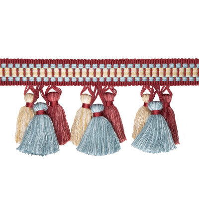 BRUNSCHWIG & FILS T8020100.77.0 ANDRE TASSEL FRINGE ROSE TRIM - Eade's Wallpaper