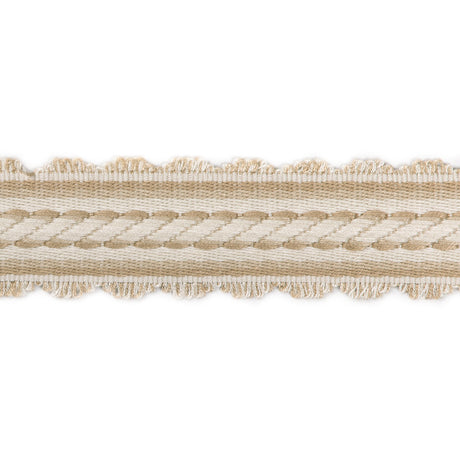 BRUNSCHWIG & FILS T8020101.16.0 JACQUELINE BRAID BEIGE TRIM - Eade's Wallpaper