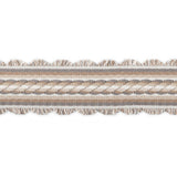 BRUNSCHWIG & FILS T8020101.1611.0 JACQUELINE BRAID GREY TRIM - Eade's Wallpaper