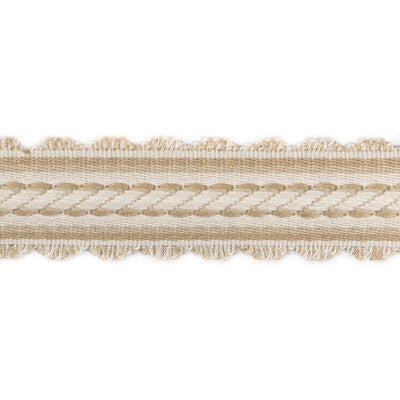 BRUNSCHWIG & FILS T8020101.16.0 JACQUELINE BRAID BEIGE TRIM - Eade's Wallpaper