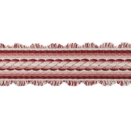 BRUNSCHWIG & FILS T8020101.19.0 JACQUELINE BRAID RED TRIM - Eade's Wallpaper