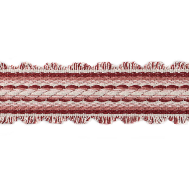 BRUNSCHWIG & FILS T8020101.19.0 JACQUELINE BRAID RED TRIM - Eade's Wallpaper
