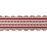 BRUNSCHWIG & FILS T8020101.19.0 JACQUELINE BRAID RED TRIM - Eade's Wallpaper