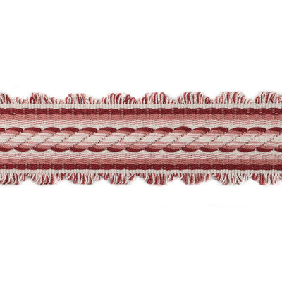 BRUNSCHWIG & FILS T8020101.19.0 JACQUELINE BRAID RED TRIM - Eade's Wallpaper