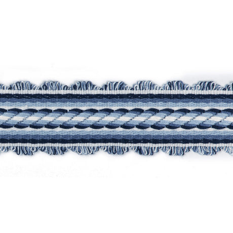 BRUNSCHWIG & FILS T8020101.5.0 JACQUELINE BRAID BLUE TRIM - Eade's Wallpaper