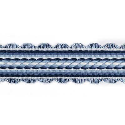 BRUNSCHWIG & FILS T8020101.5.0 JACQUELINE BRAID BLUE TRIM - Eade's Wallpaper