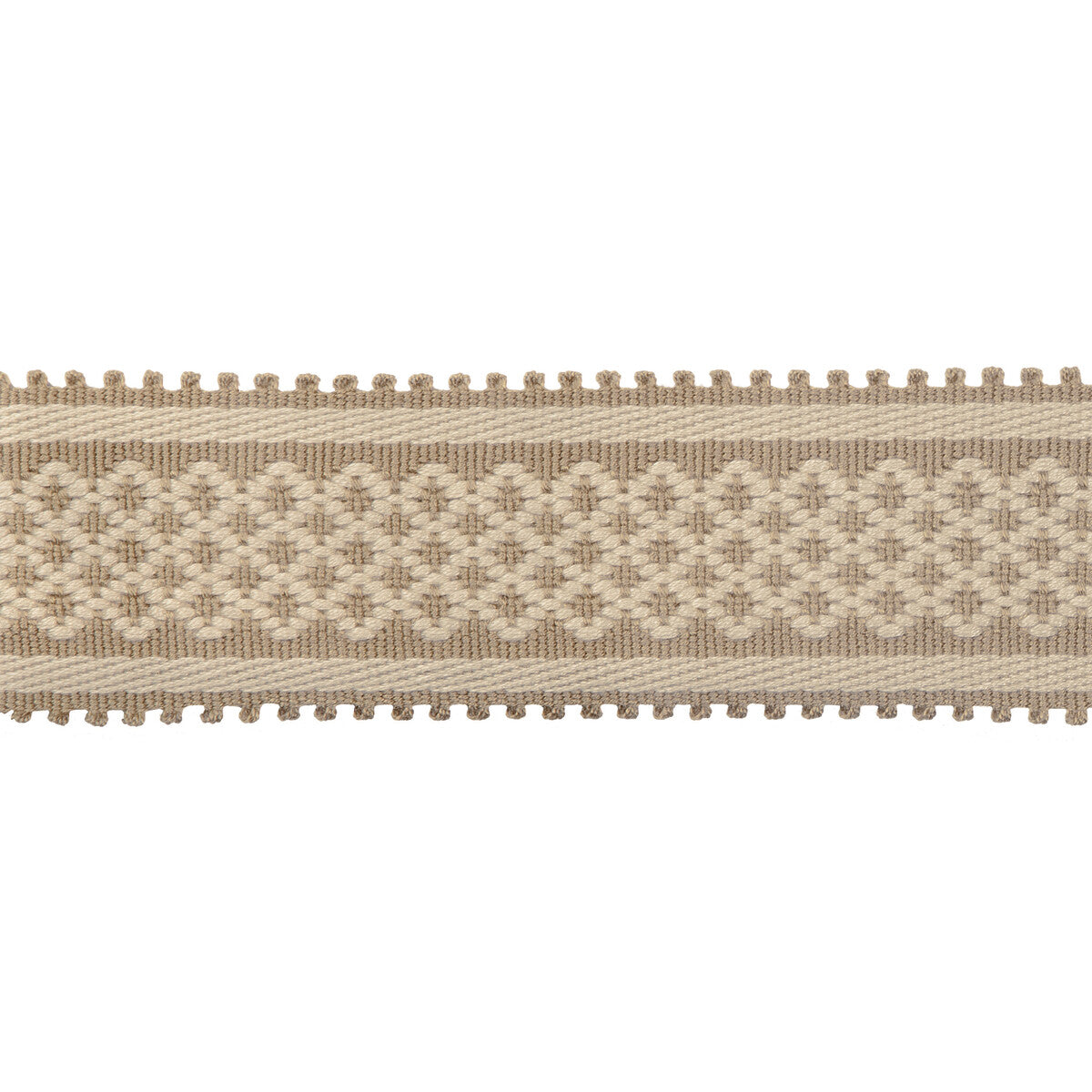 BRUNSCHWIG & FILS T8020102.106.0 BASTILLE BRAID TAUPE TRIM - Eade's Wallpaper