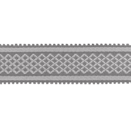BRUNSCHWIG & FILS T8020102.11.0 BASTILLE BRAID GREY TRIM - Eade's Wallpaper