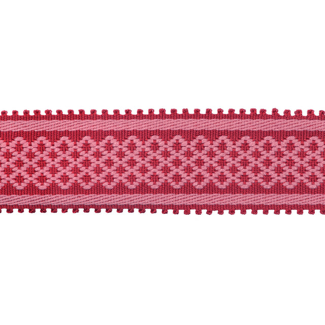 BRUNSCHWIG & FILS T8020102.119.0 BASTILLE BRAID BERRY TRIM - Eade's Wallpaper