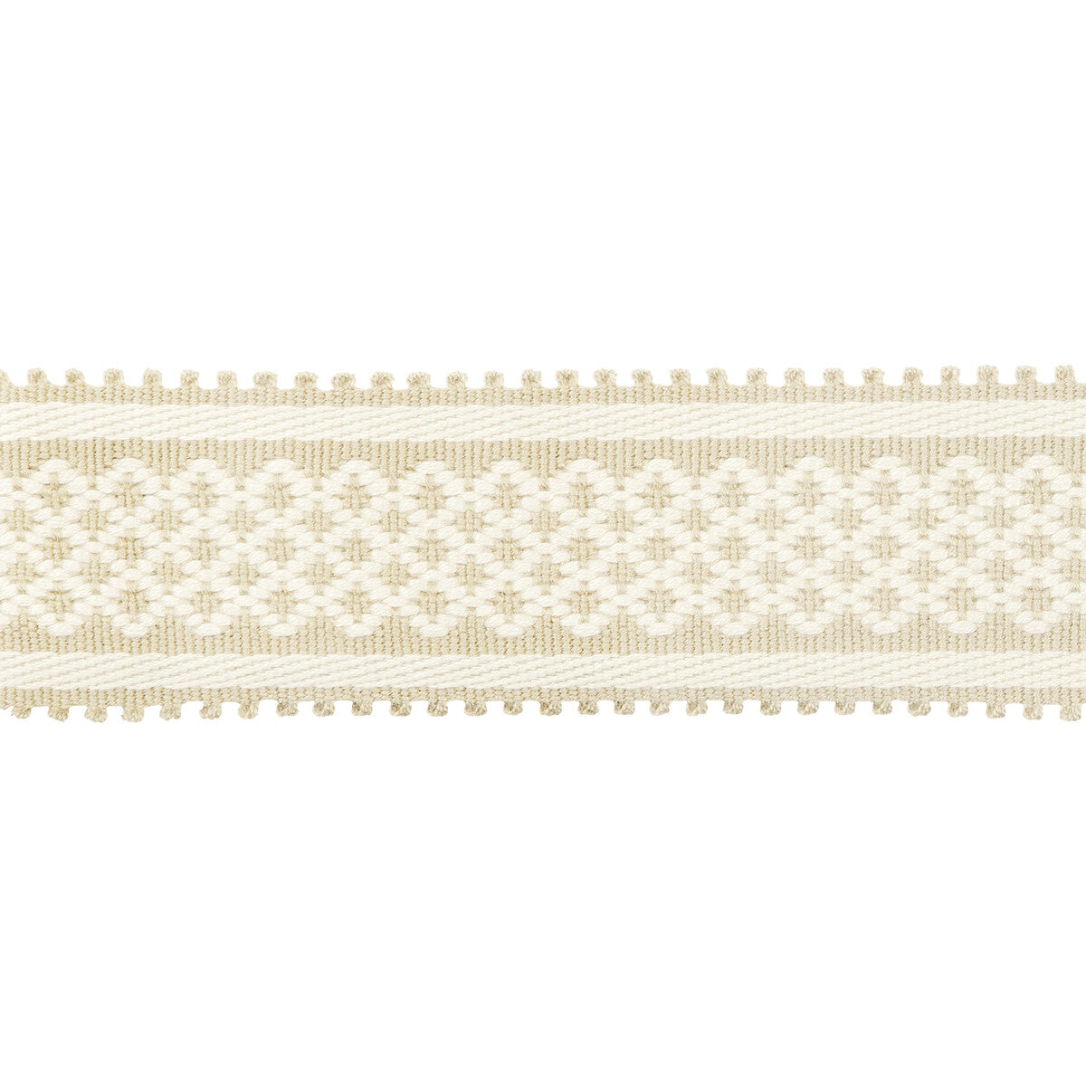 BRUNSCHWIG & FILS T8020102.16.0 BASTILLE BRAID BEIGE TRIM - Eade's Wallpaper