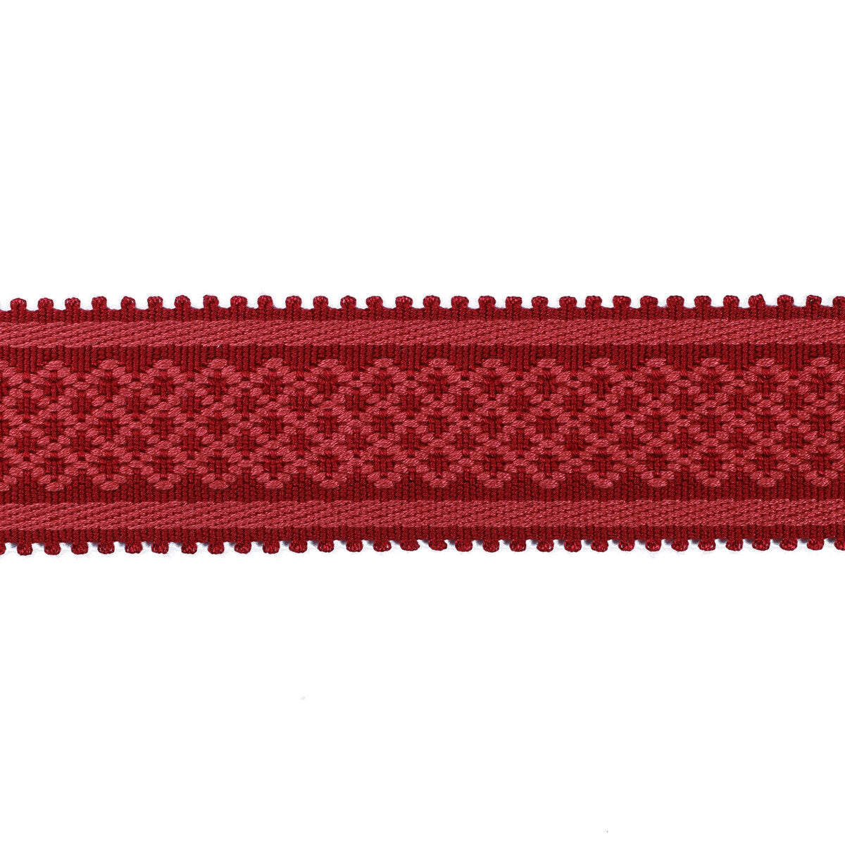 BRUNSCHWIG & FILS T8020102.19.0 BASTILLE BRAID RED TRIM - Eade's Wallpaper