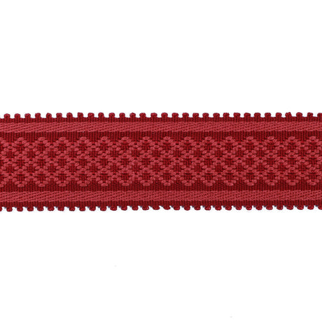 BRUNSCHWIG & FILS T8020102.19.0 BASTILLE BRAID RED TRIM - Eade's Wallpaper