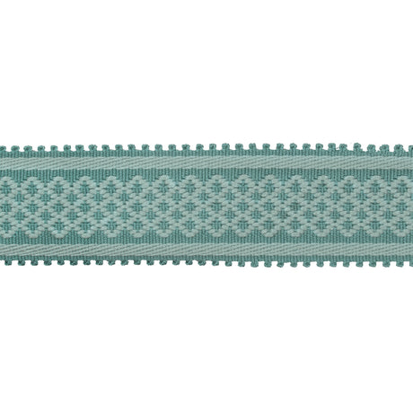 BRUNSCHWIG & FILS T8020102.35.0 BASTILLE BRAID TEAL TRIM - Eade's Wallpaper