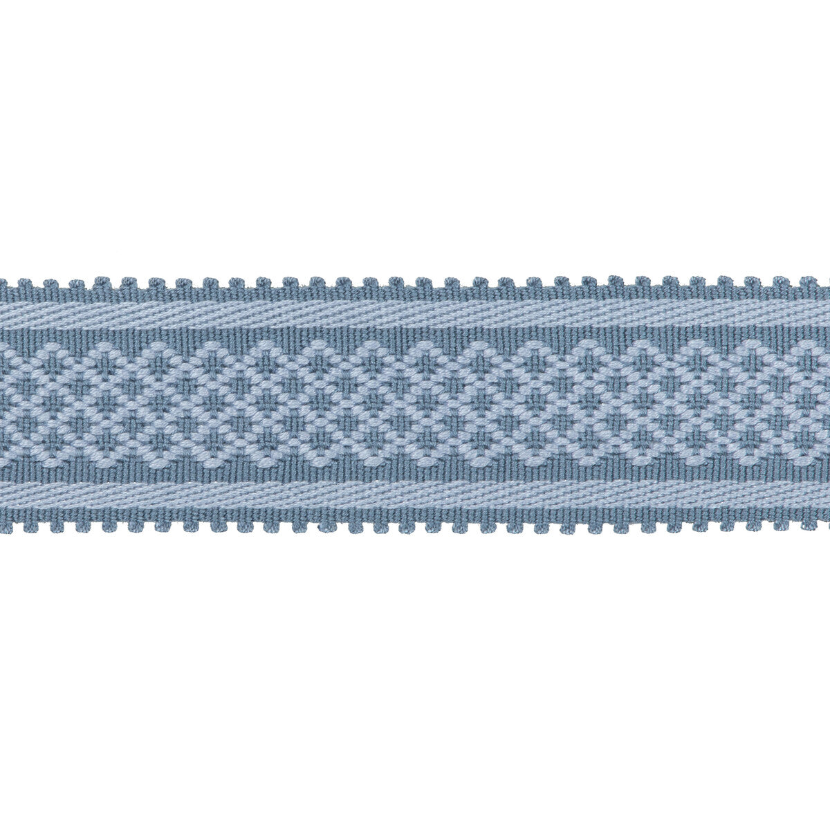 BRUNSCHWIG & FILS T8020102.5.0 BASTILLE BRAID BLUE TRIM - Eade's Wallpaper