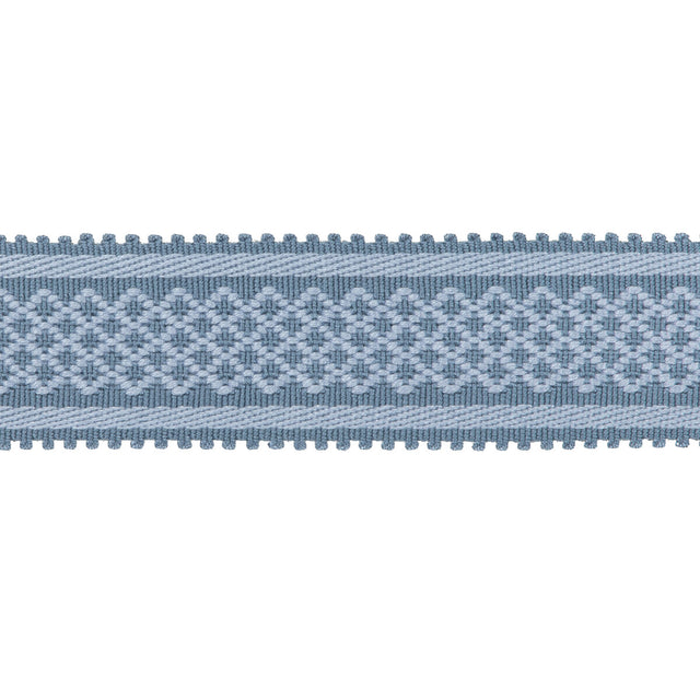 BRUNSCHWIG & FILS T8020102.5.0 BASTILLE BRAID BLUE TRIM - Eade's Wallpaper