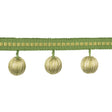 BRUNSCHWIG & FILS T8020103.3.0 CLAUDE BALL FRINGE LEAF TRIM - Eade's Wallpaper