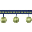 BRUNSCHWIG & FILS T8020103.503.0 CLAUDE BALL FRINGE NAVY TRIM - Eade's Wallpaper