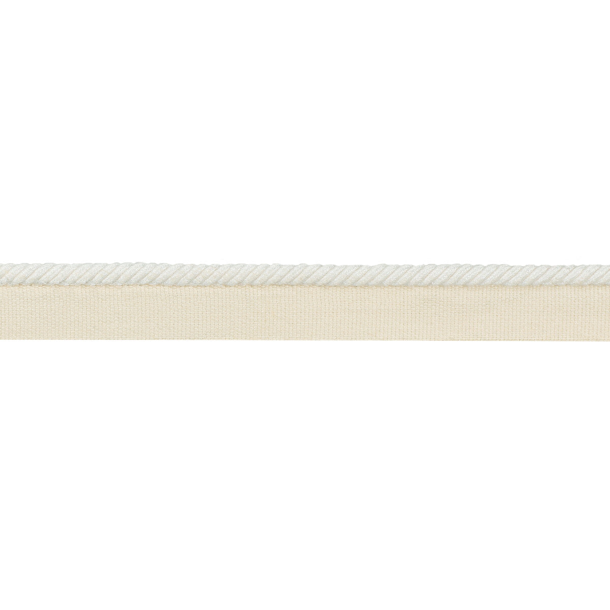 BRUNSCHWIG & FILS T8020105.101.0 PICARDY CORD SNOW TRIM - Eade's Wallpaper