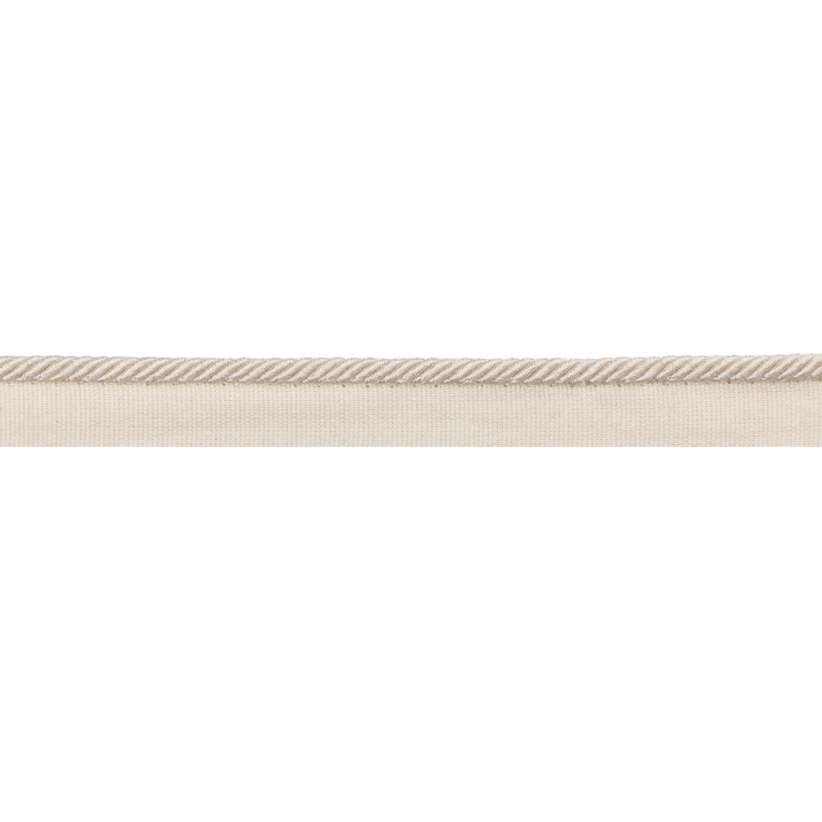 BRUNSCHWIG & FILS T8020105.1101.0 PICARDY CORD IVORY TRIM - Eade's Wallpaper