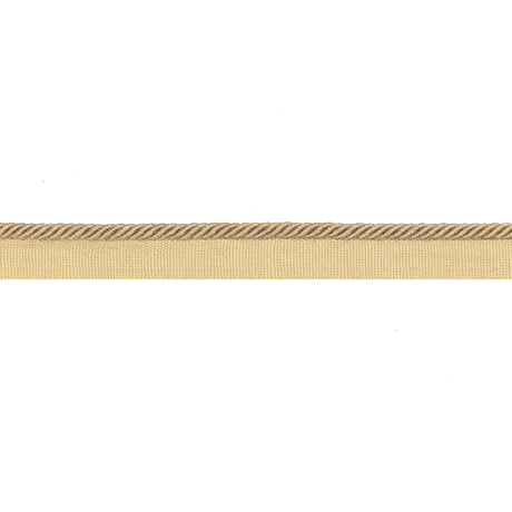 BRUNSCHWIG & FILS T8020105.164.0 PICARDY CORD SABLE TRIM - Eade's Wallpaper