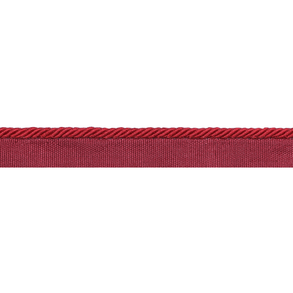 BRUNSCHWIG & FILS T8020105.19.0 PICARDY CORD RED TRIM - Eade's Wallpaper