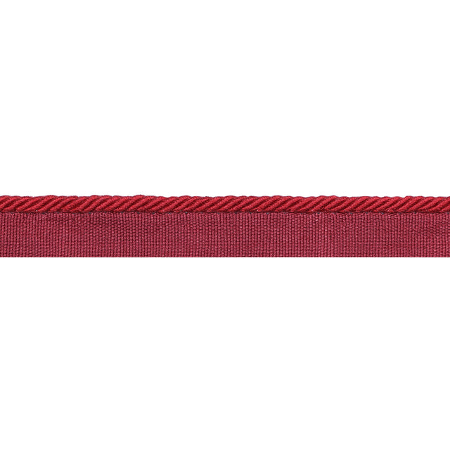BRUNSCHWIG & FILS T8020105.19.0 PICARDY CORD RED TRIM - Eade's Wallpaper