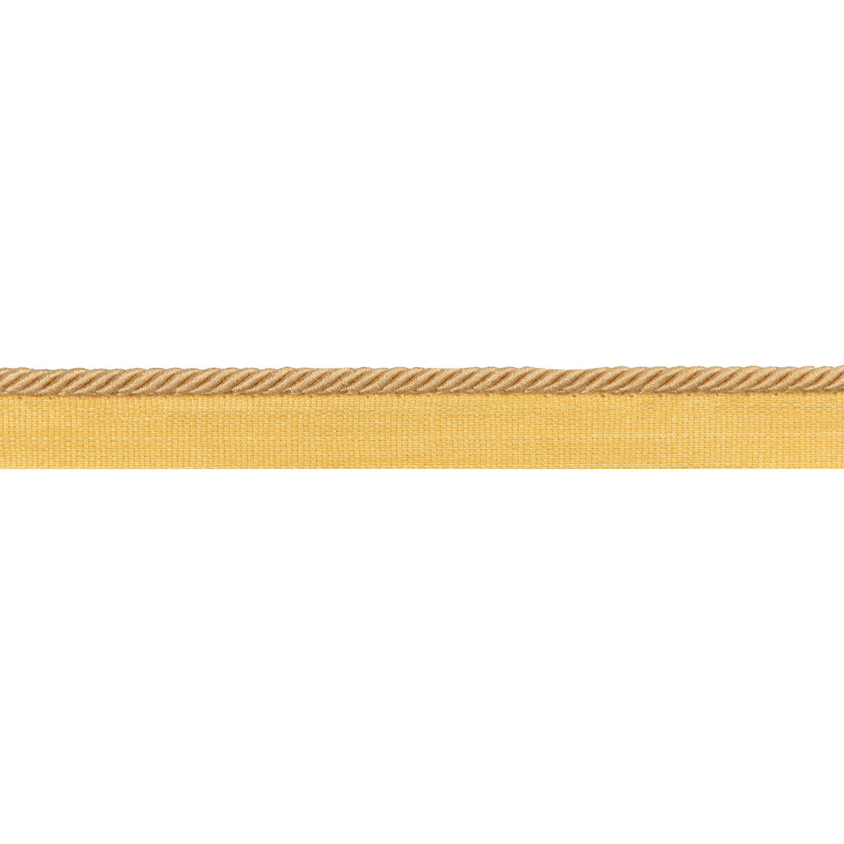 BRUNSCHWIG & FILS T8020105.40.0 PICARDY CORD YELLOW TRIM - Eade's Wallpaper