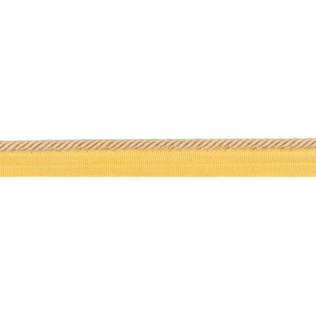 BRUNSCHWIG & FILS T8020105.404.0 PICARDY CORD CANARY TRIM - Eade's Wallpaper