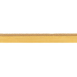 BRUNSCHWIG & FILS T8020105.40.0 PICARDY CORD YELLOW TRIM - Eade's Wallpaper