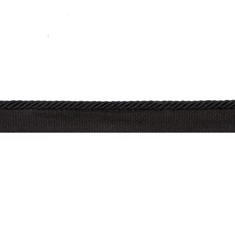 BRUNSCHWIG & FILS T8020105.8.0 PICARDY CORD NOIR TRIM - Eade's Wallpaper