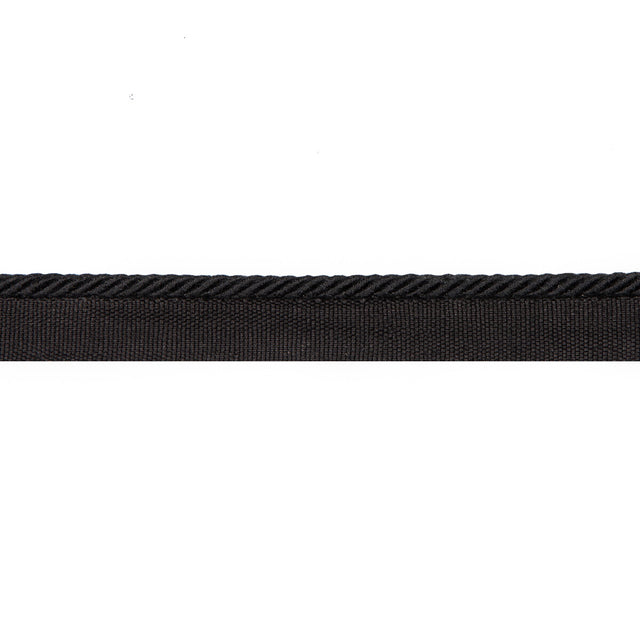 BRUNSCHWIG & FILS T8020105.8.0 PICARDY CORD NOIR TRIM - Eade's Wallpaper