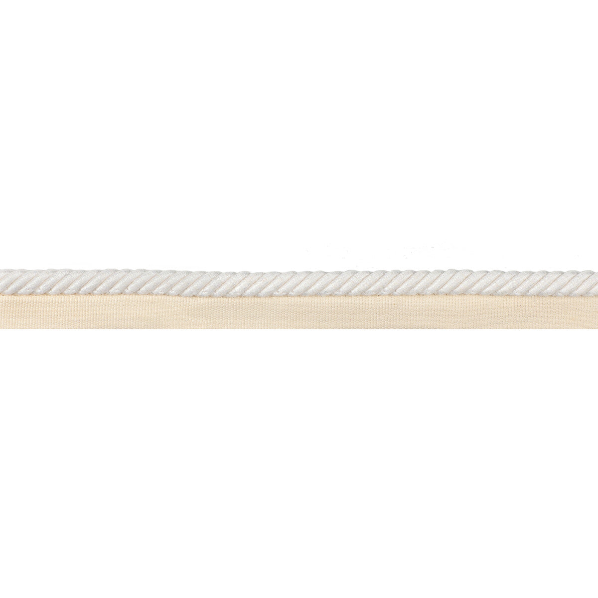 BRUNSCHWIG & FILS T8020106.101.0 BARODET CORD SNOW TRIM - Eade's Wallpaper