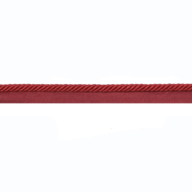 BRUNSCHWIG & FILS T8020106.19.0 BARODET CORD RED TRIM - Eade's Wallpaper