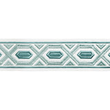 BRUNSCHWIG & FILS T8022100.13.0 AVRIL TAPE AQUA TRIM - Eade's Wallpaper