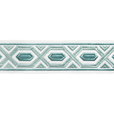 BRUNSCHWIG & FILS T8022100.13.0 AVRIL TAPE AQUA TRIM - Eade's Wallpaper