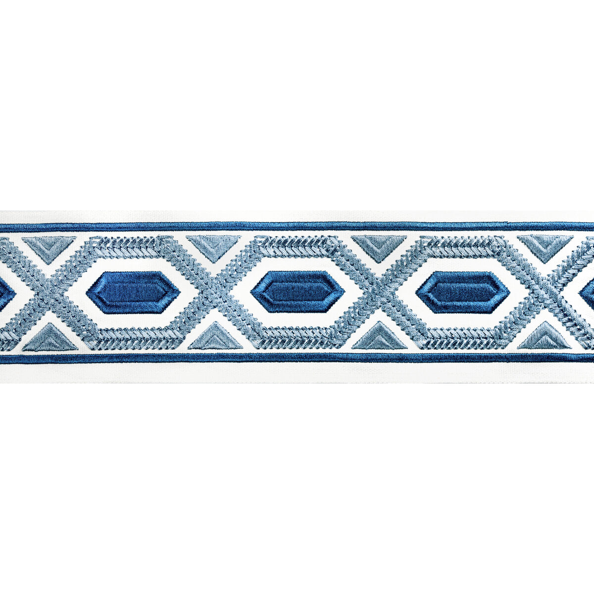 BRUNSCHWIG & FILS T8022100.15.0 AVRIL TAPE DELFT TRIM - Eade's Wallpaper