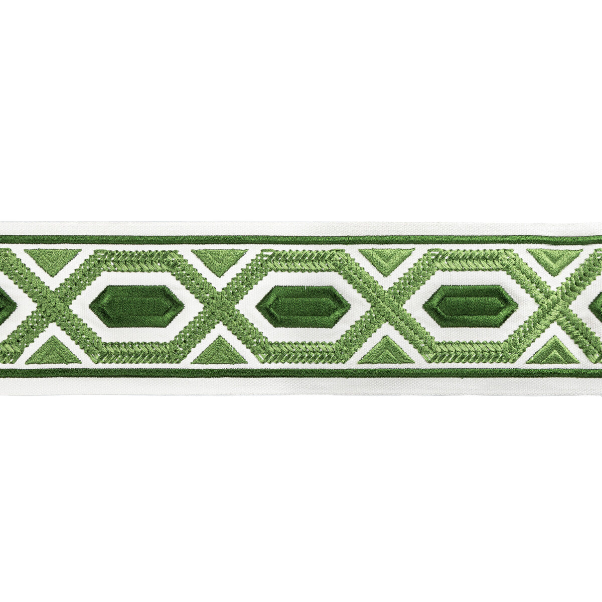 BRUNSCHWIG & FILS T8022100.3.0 AVRIL TAPE LEAF TRIM - Eade's Wallpaper