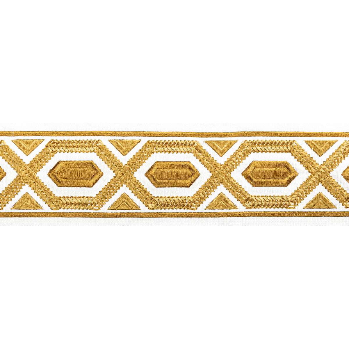 BRUNSCHWIG & FILS T8022100.40.0 AVRIL TAPE CANARY TRIM - Eade's Wallpaper