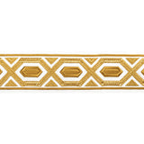 BRUNSCHWIG & FILS T8022100.40.0 AVRIL TAPE CANARY TRIM - Eade's Wallpaper