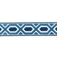 BRUNSCHWIG & FILS T8022100.5.0 AVRIL TAPE BLUE TRIM - Eade's Wallpaper