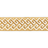 BRUNSCHWIG & FILS T8022101.40.0 AUDETTE TAPE CANARY TRIM - Eade's Wallpaper
