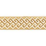 BRUNSCHWIG & FILS T8022101.40.0 AUDETTE TAPE CANARY TRIM - Eade's Wallpaper