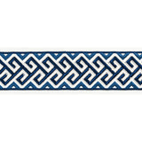 BRUNSCHWIG & FILS T8022101.5.0 AUDETTE TAPE BLUE TRIM - Eade's Wallpaper