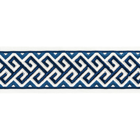BRUNSCHWIG & FILS T8022101.5.0 AUDETTE TAPE BLUE TRIM - Eade's Wallpaper
