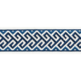 BRUNSCHWIG & FILS T8022101.5.0 AUDETTE TAPE BLUE TRIM - Eade's Wallpaper