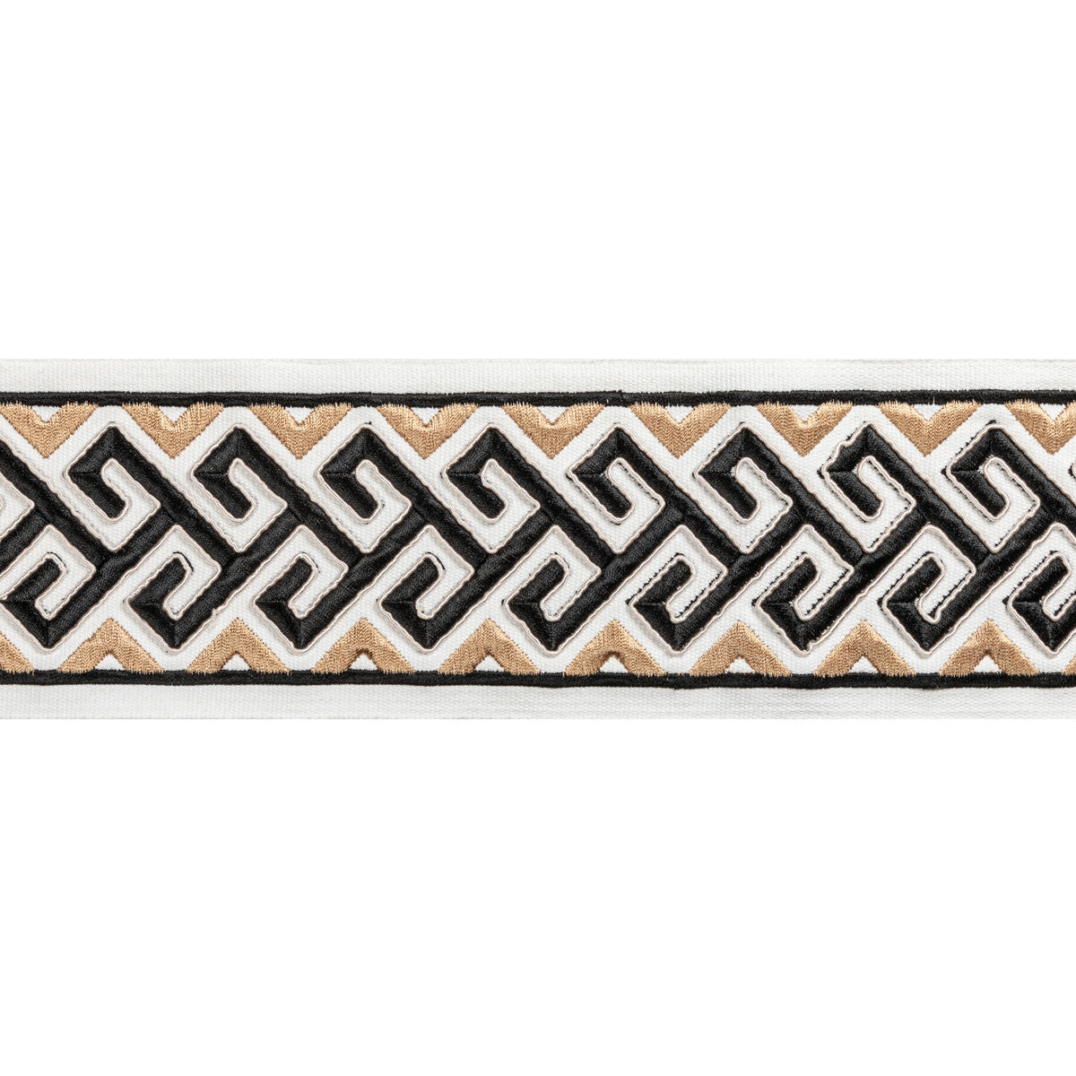 BRUNSCHWIG & FILS T8022101.84.0 AUDETTE TAPE ONYX TRIM - Eade's Wallpaper